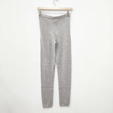 vie evam eva コットンカシミヤ 無地 レギンス グレー レディース ヴィー エヴァムエヴァ【中古】5-1006T◎