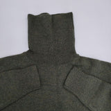 SLOBE IENA 圧縮ウールタートルニットワンピース 定価13200円 ワンピース グリーン レディース スローブイエナ【中古】5-1020T∞