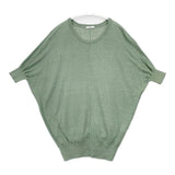 IENA リネンシルク セーター ニット グリーン レディース イエナ【中古】6-0323M∞