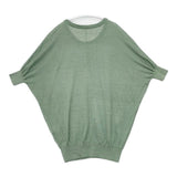 IENA リネンシルク セーター ニット グリーン レディース イエナ【中古】6-0323M∞
