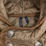 LAVENHAM ダブルボタン キルティングフードコート サイズ38 コート ブラウン レディース ラベンハム【中古】5-1022T♪