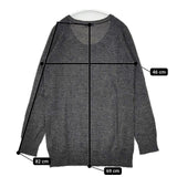 JOURNAL STANDARD アルパカ ニット チュニック チャコールグレー レディース ジャーナルスタンダード【中古】5-1020T∞