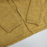 NOUVELLES DU PARADIS ウールリネン ニット カーディガン イエロー レディース ヌーベルドゥパラディ【中古】5-1020T∞