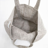 fog linen work リトアニア製 リネン ショルダーバッグ トートバッグ ベージュ レディース フォグリネンワーク【中古】6-0406G∞