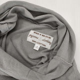 pyjama clothing ベルギー製 コットン ハイネック 長袖Ｔシャツ カットソー ロンＴ グレー レディース ピジャマクロージング【中古】5-1221M∞