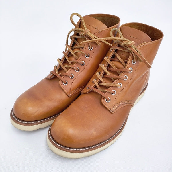 RED WING Irish Setter アイリッシュセッター 9871 ゴールドラセット 犬タグ 2011年 27cm ブーツ キャメル メンズ レッドウィング【中古】5-0926G♪