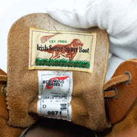 RED WING Irish Setter アイリッシュセッター 9871 ゴールドラセット 犬タグ 2011年 27cm ブーツ キャメル メンズ レッドウィング【中古】5-0926G♪