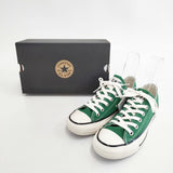 CONVERSE 新品 ALL STAR US COLORS OX 24cm オールスター ローカット スニーカー グリーン レディース コンバース【中古】5-1217G◎