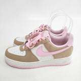 NIKE ナイキ エア フォース 1 ‘07 LV8 24cm スニーカー ピンク ベージュ レディース ナイキ【中古】5-1217G◎