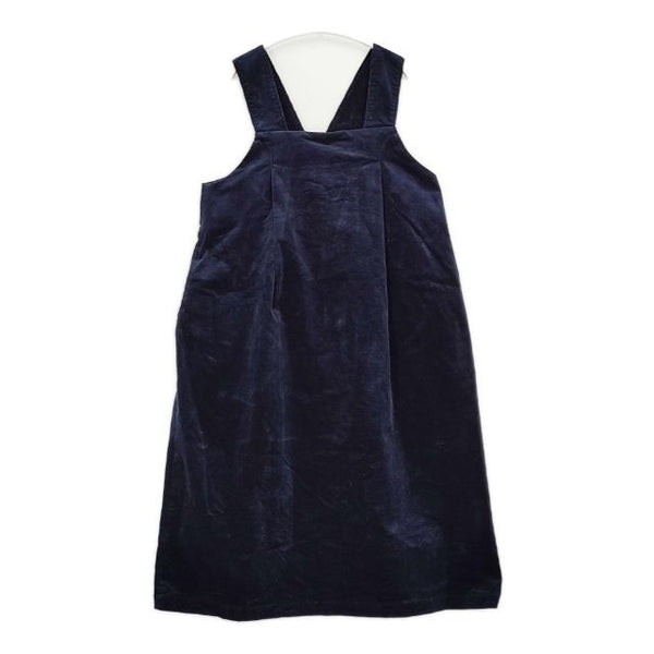 veritecoeur VC-2440 コーデュロイジャンパースカート ノースリーブ ワンピース ネイビー レディース ヴェリテクール【中古】5-1106T∞