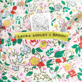 Laura Ashley/BAGGU 花柄 ハット コットン 帽子 ハット ホワイト ピンク レディース ローラアシュレイ/バグゥ【中古】5-1108G◎