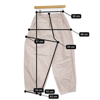かぐれ 新品 カラーコクーンパンツ 定価16500円 GAA4-24M012 イージーワイド パンツ 25SS ピンク レディース かぐれ【中古】5-0926M♪