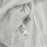 nest Robe リネンスタンドフリルブラウス 01175-1112-33 ブラウス シャツ ホワイト レディース ネストローブ【中古】6-0323M∞