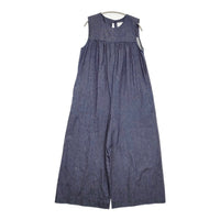CHILD WOMAN 3 ET DEMI別注 デニムオールインワン 定価34100円 ノースリーブ ツナギ ブルー レディース チャイルドウーマン【中古】5-0926S♪#