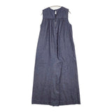 CHILD WOMAN 3 ET DEMI別注 デニムオールインワン 定価34100円 ノースリーブ ツナギ ブルー レディース チャイルドウーマン【中古】5-0926S♪#