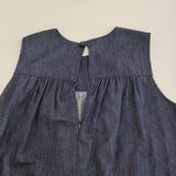 CHILD WOMAN 3 ET DEMI別注 デニムオールインワン 定価34100円 ノースリーブ ツナギ ブルー レディース チャイルドウーマン【中古】5-0926S♪#