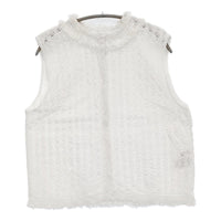 JOURNAL STANDARD LUXE コットンレースノースリーブブラウス インド製 25SS ホワイト レディース ジャーナルスタンダードラックス【中古】5-0926S♪