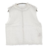 JOURNAL STANDARD LUXE コットンレースノースリーブブラウス インド製 25SS ホワイト レディース ジャーナルスタンダードラックス【中古】5-0926S♪