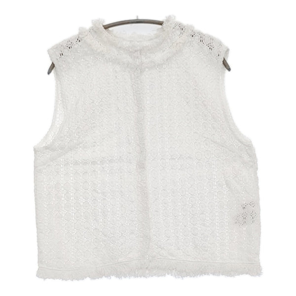 JOURNAL STANDARD LUXE コットンレースノースリーブブラウス インド製 25SS ホワイト レディース ジャーナルスタンダードラックス【中古】5-0926S♪