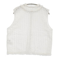 JOURNAL STANDARD LUXE コットンレースノースリーブブラウス インド製 25SS ホワイト レディース ジャーナルスタンダードラックス【中古】5-0926S♪