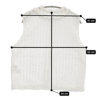 JOURNAL STANDARD LUXE コットンレースノースリーブブラウス インド製 25SS ホワイト レディース ジャーナルスタンダードラックス【中古】5-0926S♪