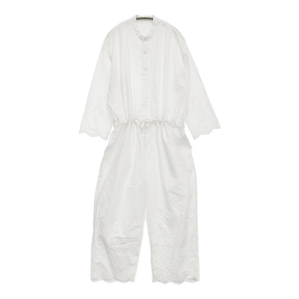 JOURNAL STANDARD LUXE カットワークレースオールインワン インド製 25SS ホワイト レディース ジャーナルスタンダード ラックス【中古】5-0926M♪