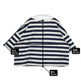nest Robe 01222-1047 コットンワイドボーダーTee 半袖Ｔシャツ カットソー ホワイト ネイビー レディース ネストローブ【中古】6-0425S∞