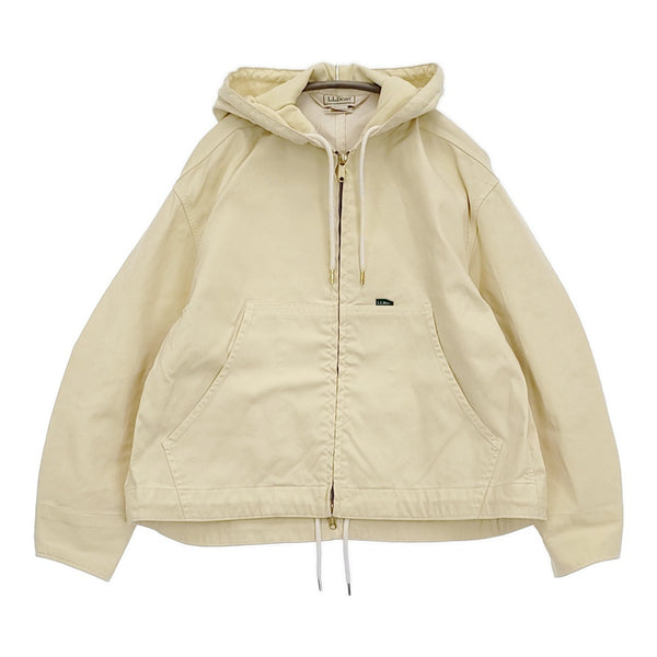 L.L.Bean プロスペクトハーバーフーディージャケット サイズM 定価20900円 ブルゾン イエロー レディース エルエルビーン【中古】5-0926M♪