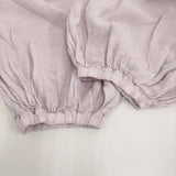 nest Robe リネン天然染め近江晒しバルーンパンツ 定価30800円 01251-1077 パンツ 25SS ラベンダー レディース ネストローブ【中古】5-0926M♪