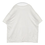 veritecoeur ヘムコードオーバーサイズＴシャツ VCC-409 コットン 半袖Ｔシャツ カットソー ホワイト レディース ヴェリテクール【中古】6-0425S∞
