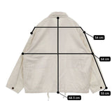 UpcycleLino BASIC チノ フィールドジャケット nest Robe 600225-7028 ジャケット キナリ ベージュ レディース アップサイクルリノ【中古】5-1220M∞