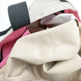 Herve Chapelier 925N ナイロン舟型ショルダーL ダブルハンドル トートバッグ ショルダーバッグ ベージュ ピンク レディース エルベ・シャプリエ【中古】6-0406G∞