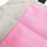 Herve Chapelier 925N ナイロン舟型ショルダーL ダブルハンドル トートバッグ ショルダーバッグ ベージュ ピンク レディース エルベ・シャプリエ【中古】6-0406G∞