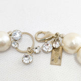 petite robe noire コットンパール アクセサリー ネックレス アイボリー レディース プティローブノアー【中古】5-1108G◎