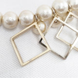 petite robe noire コットンパール アクセサリー ネックレス アイボリー レディース プティローブノアー【中古】5-1108G◎