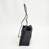 ebagos カゴ袋 ショルダー ポシェット 紅籐 キャンバス 21SS ショルダーバッグ ベージュ ブラック レディース エバゴス【中古】5-1006G◎