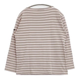 SAINT JAMES バスクシャツ T3 ボーダー 長袖Ｔシャツ カットソー ロンＴ ピンク グレージュ レディース セントジェームス【中古】5-1229M∞