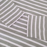 SAINT JAMES バスクシャツ T3 ボーダー 長袖Ｔシャツ カットソー ロンＴ ピンク グレージュ レディース セントジェームス【中古】5-1229M∞