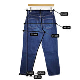 DMG レグレット クロップドパンツ ジーンズ デニムパンツ ブルー レディース ディーエムジー/ドミンゴ【中古】5-1229G∞