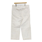 Toujours コットン サイズ2 ワイド デニムパンツ ホワイト レディース トゥジュー【中古】5-1220G∞