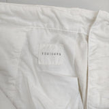 Toujours コットン サイズ2 ワイド デニムパンツ ホワイト レディース トゥジュー【中古】5-1220G∞