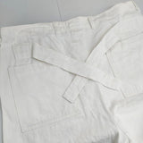 Toujours コットン サイズ2 ワイド デニムパンツ ホワイト レディース トゥジュー【中古】5-1220G∞