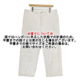 Toujours コットン サイズ2 ワイド デニムパンツ ホワイト レディース トゥジュー【中古】5-1220G∞