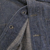 TCB jeans SEAMENS JAMPERS シーメンスジャンパー サイズ38 デニムジャケット ネイビー メンズ ティーシービージーンズ【中古】5-0926M♪