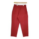 Morris&Sons １タック ウールイージー パンツ レッド レディース モリスアンドサンズ【中古】5-1020T∞