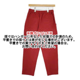 Morris&Sons １タック ウールイージー パンツ レッド レディース モリスアンドサンズ【中古】5-1020T∞