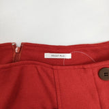 FRICOT PLUS フリコットプラス ウール ロングスカート レッド レディース【中古】5-1020T∞