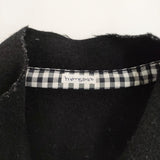 homspun 172-0091 サイズM ウール コート ブラック レディース ホームスパン【中古】5-1115A♪