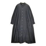 mizuiro-ind シャツワンピース コットン ワンピース ネイビー レディース ミズイロインド【中古】6-0128M∞