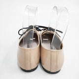 BIRKENSTOCK SAUNDERS パテントレザー エナメル サイズ39 シューズ・靴 ベージュ レディース ビルケンシュトック【中古】6-0106G◎